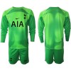 Maillot de Gardien à Manches Longues Tottenham Hotspur 22-23 Verte Pour Enfant